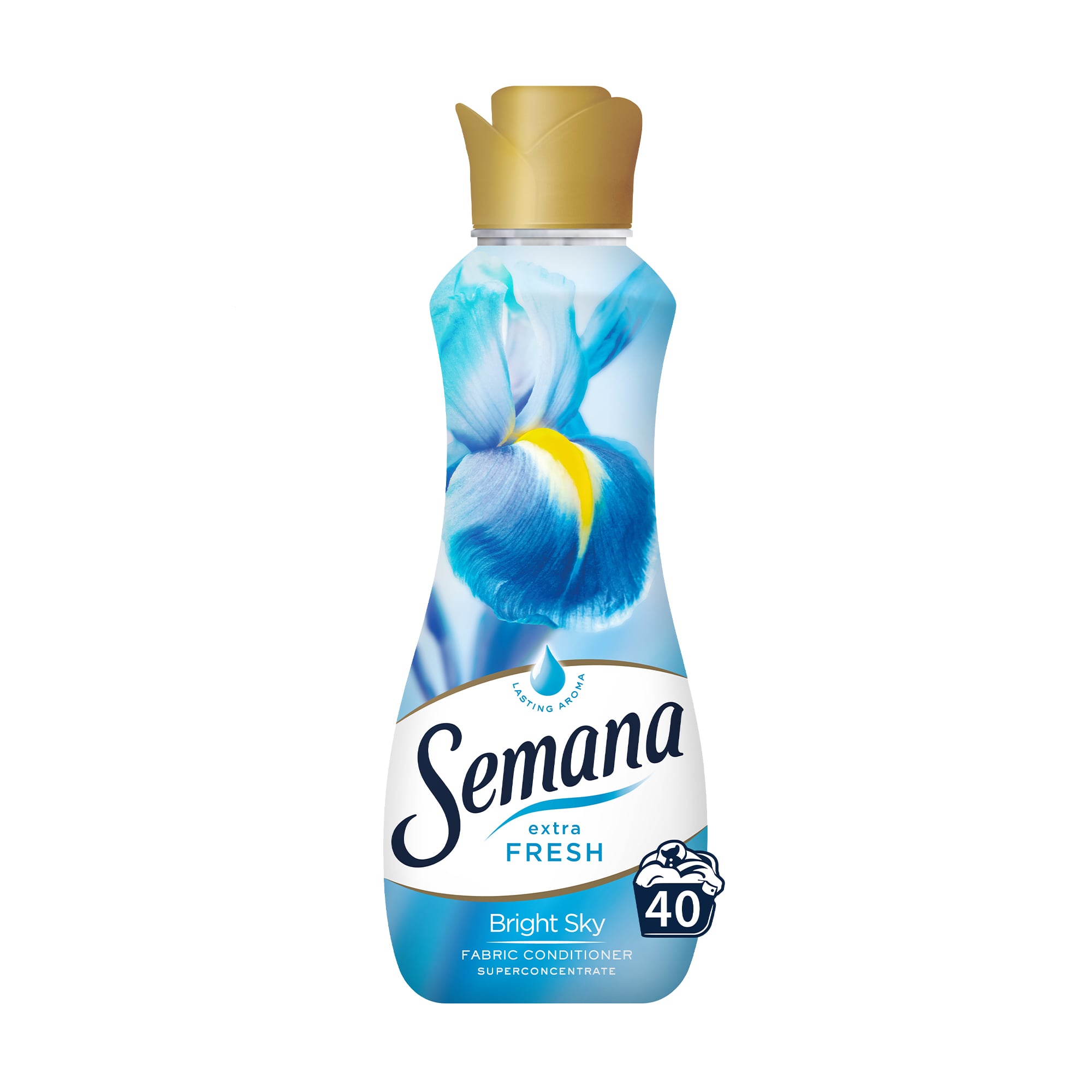 Кондиціонер для білизни Semana Extra Fresh Bright Sky, 40 циклів прання, 800 мл